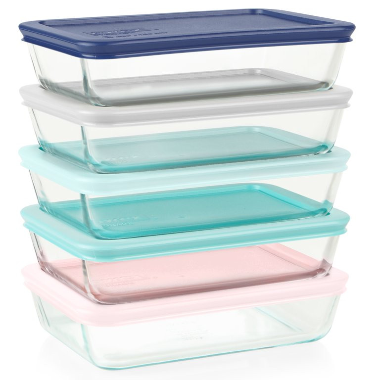 Pyrex®, Meal Prep Set, Glass, 10-piece - Walmart.com | Walmart (US)