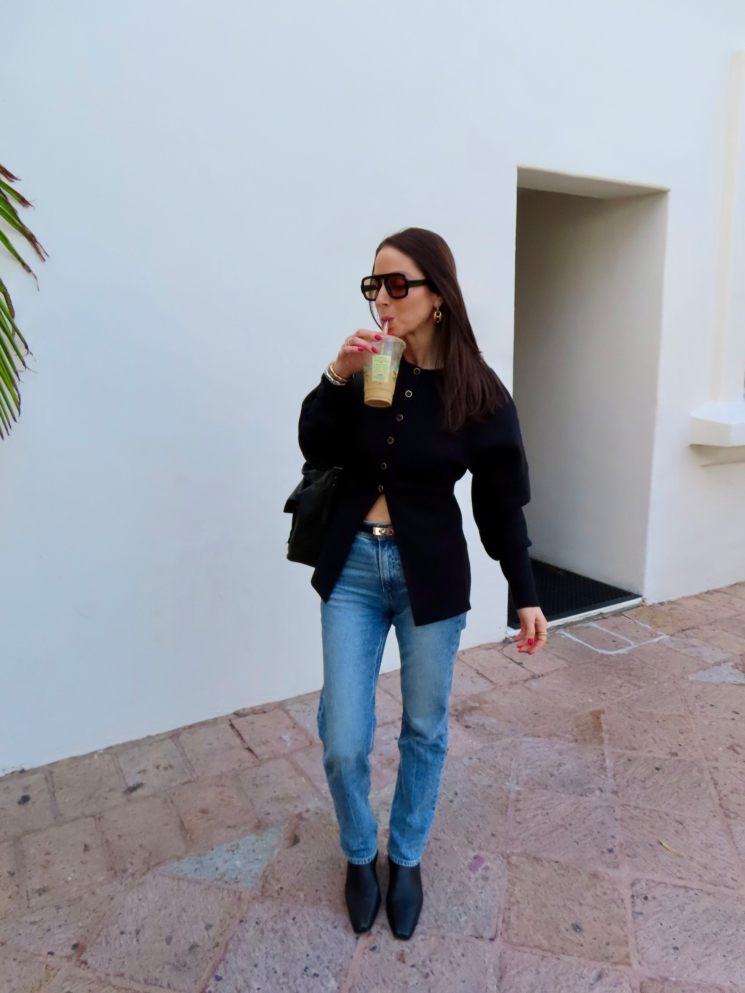 Love this sweater. True to size! Jeans in my regular size and boots size up half a size!

#LTKootd