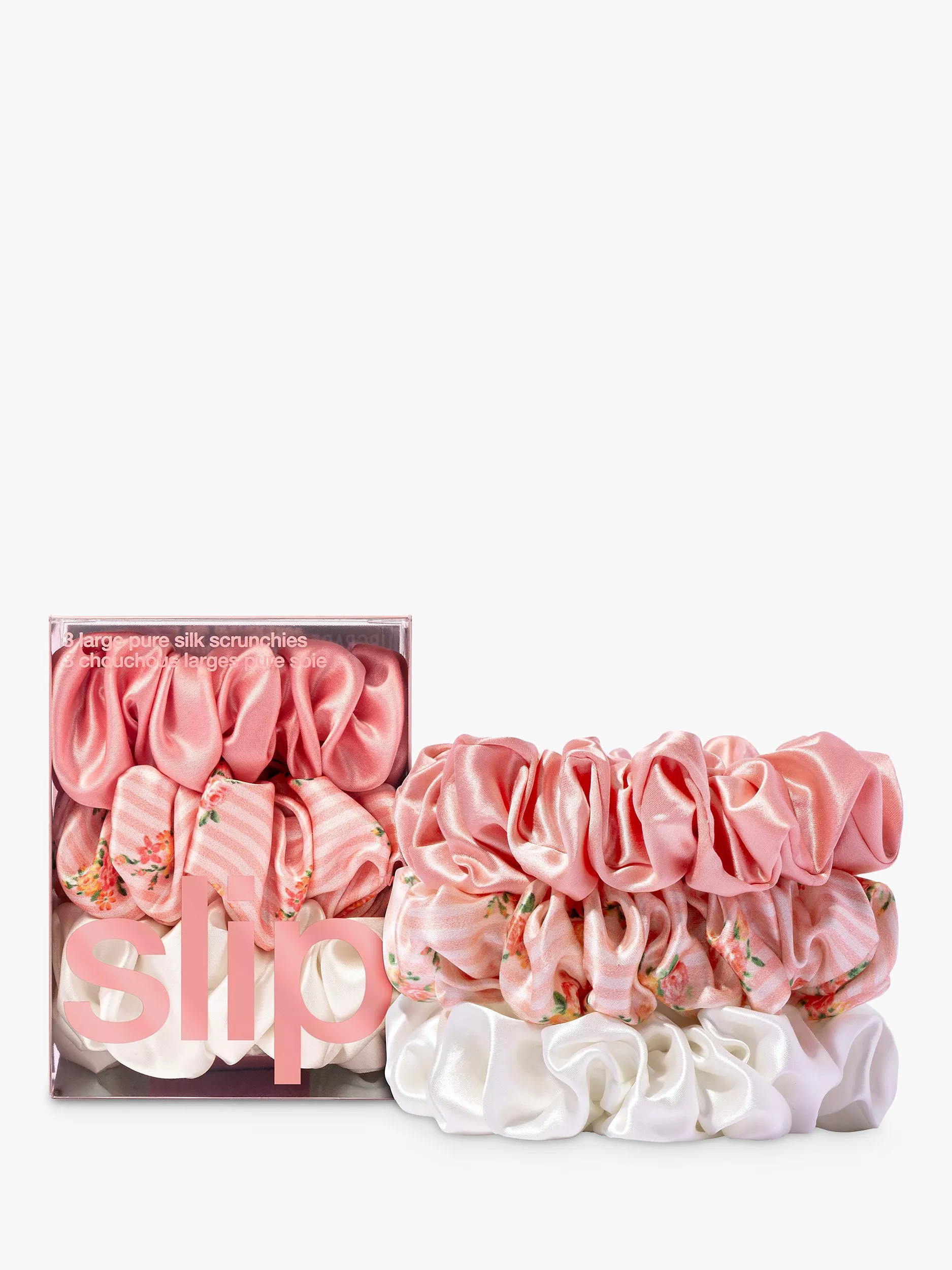 Slip® Large Silk Scrunchies, Pack of 3 | John Lewis (UK)