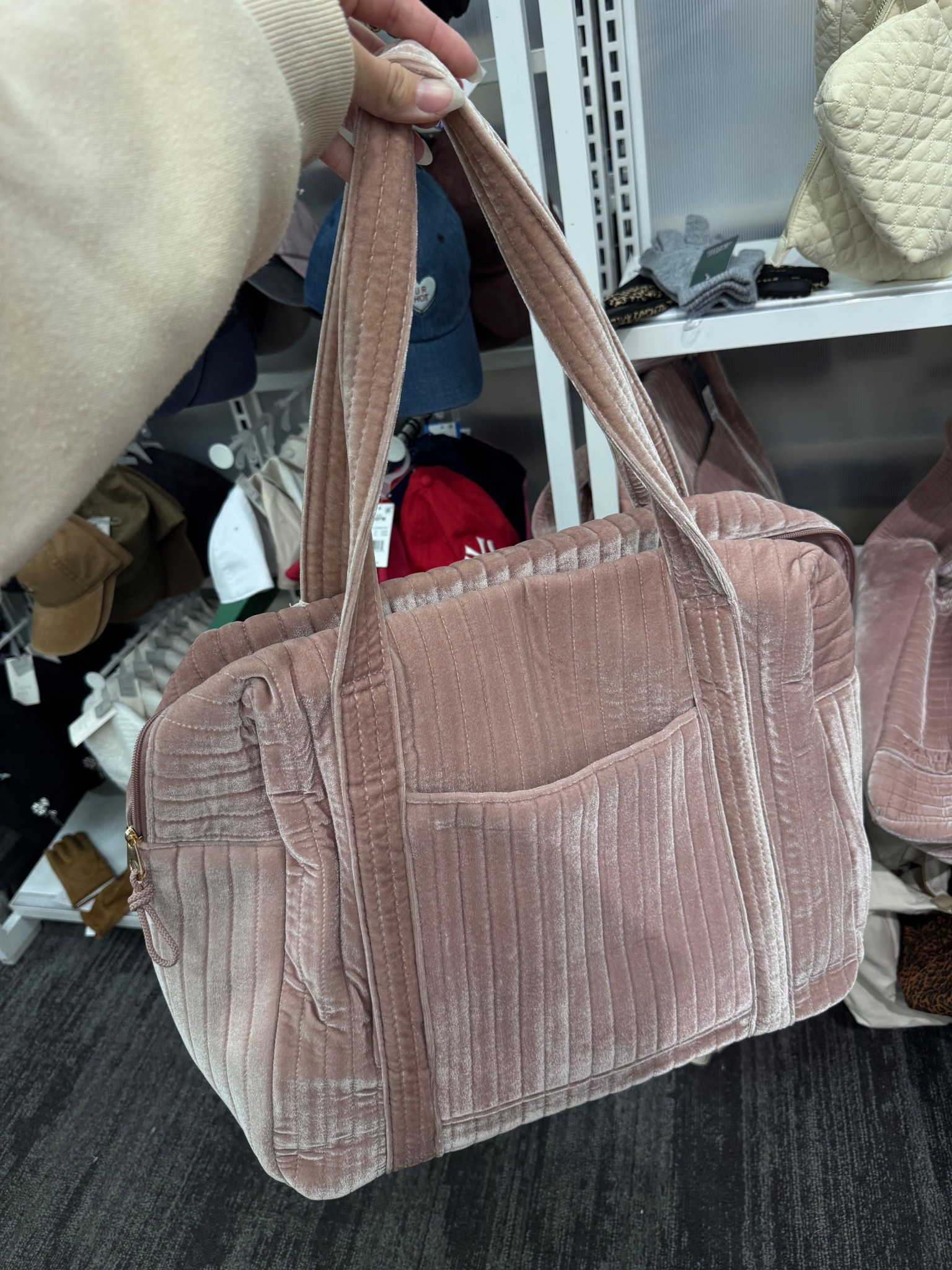 The most beautiful velvet weekender bag that comes in three colors 

#LTKGiftGuide