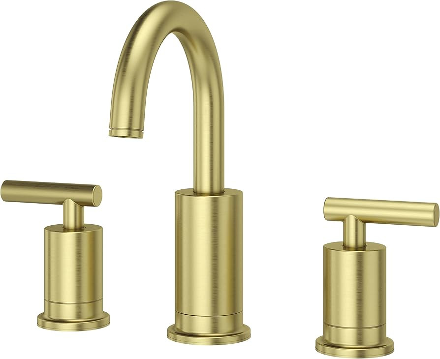 Pfister Contempra Bathroom Sink Faucet, 8-Inch Widespread, 2-Handle, 3-Hole, Brushed Gold Finish,... | Amazon (US)