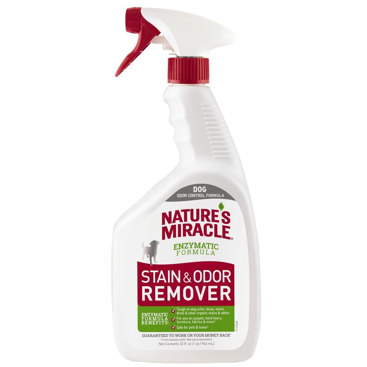 Nature's Miracle Spray Pet Stain and Odor Remover Enzymatic Formula 32 Oz | Target