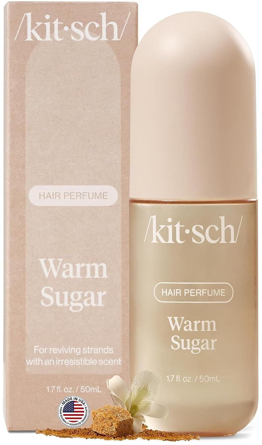 Kitsch Warm Sugar Hair Perfume For Women - Clean, Deodorizing, and Patented Odor-Eliminating Tech... | Amazon (US)