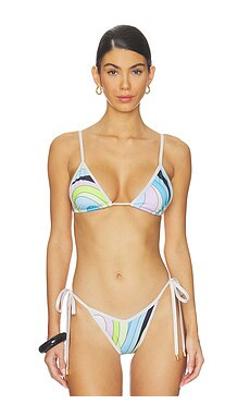 Cin Cin Thrills Bikini Top in Mars Blue from Revolve.com | Revolve Clothing (Global)