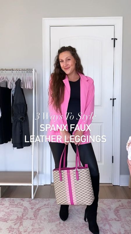 3 Ways to Style the popular @spanx Faux Leather Leggings ❤️

I’m wearing the maternity leggings but all of these styles work with their original faux leather leggings 🥰🤰 They also just released a fleece lined pair I can’t wait to snag once baby is here 🤩

#howtostyle #howtostylevideo #waystowear #spanxstyle #fauxleatherearrings 

Winter style, winter outfit, faux leather leggings outfit, how to style video, different ways to wear, fall fashion, fall outfit, maternity style, maternity outfit, maternity pants, bump friendly, style the bump

#LTKHoliday #LTKbump #LTKSeasonal