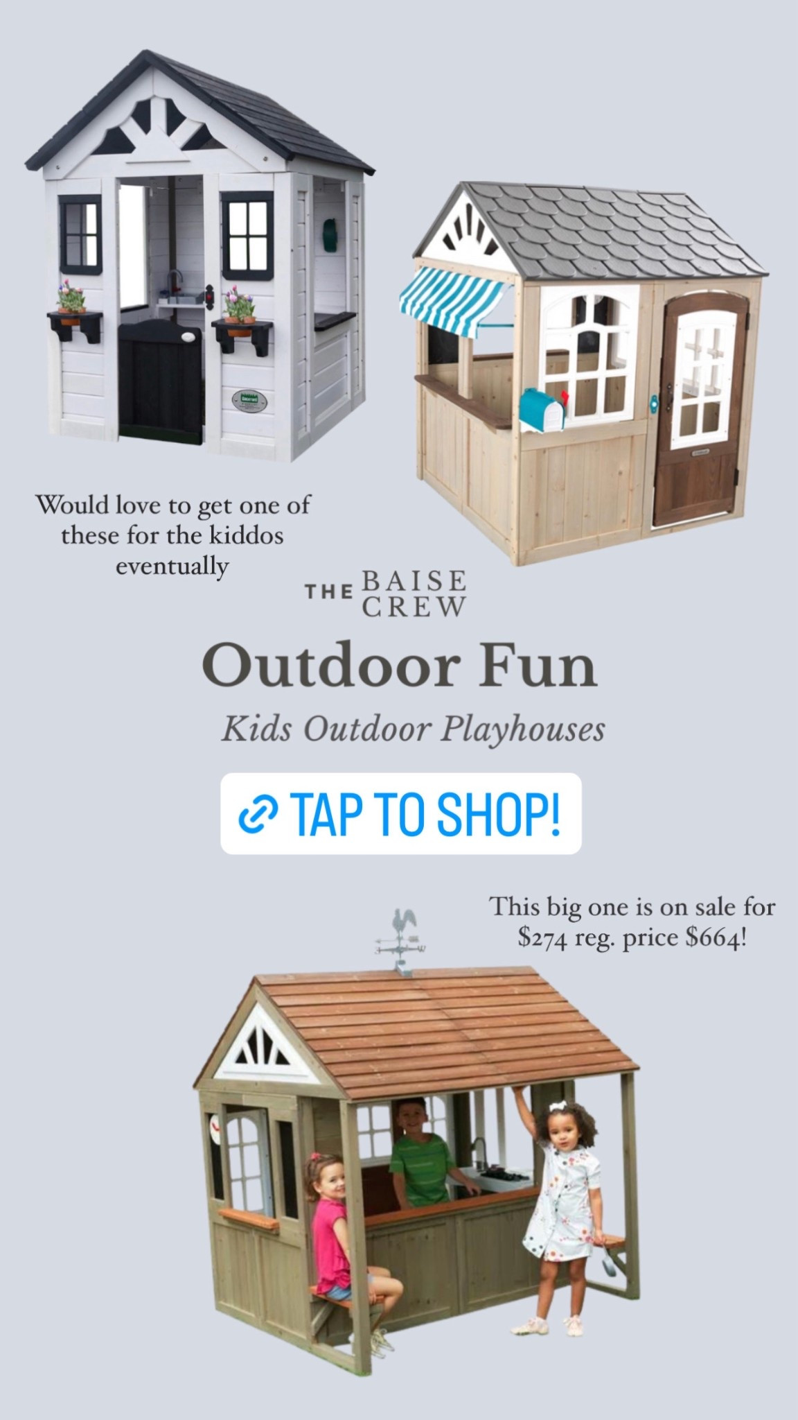Playhouses on sale! 