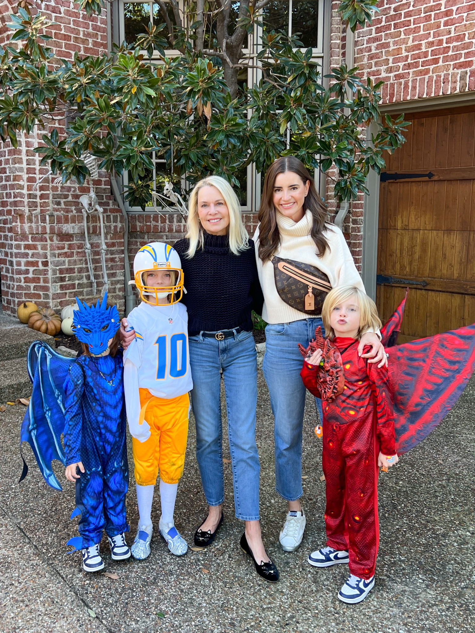 Happy Halloween 🎃 From, fire & ice dragons 🐉 and @justinherbert 🏈 #halloween 

#LTKfamily #LTKsalealert