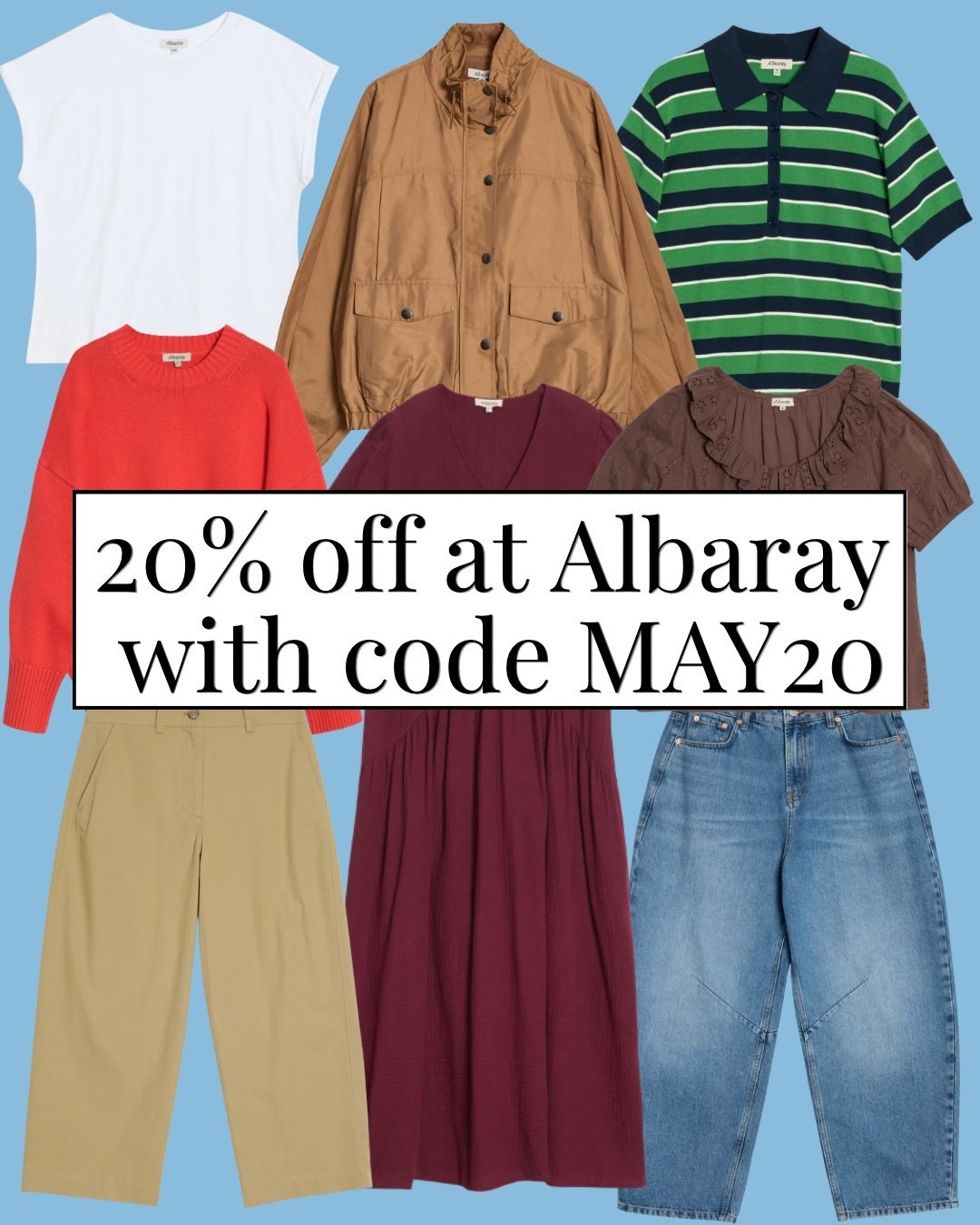 Here are some of my favourite pieces from Albaray- all 20% off with code MAY20

#LTKuk #LTKsale #LTKspring