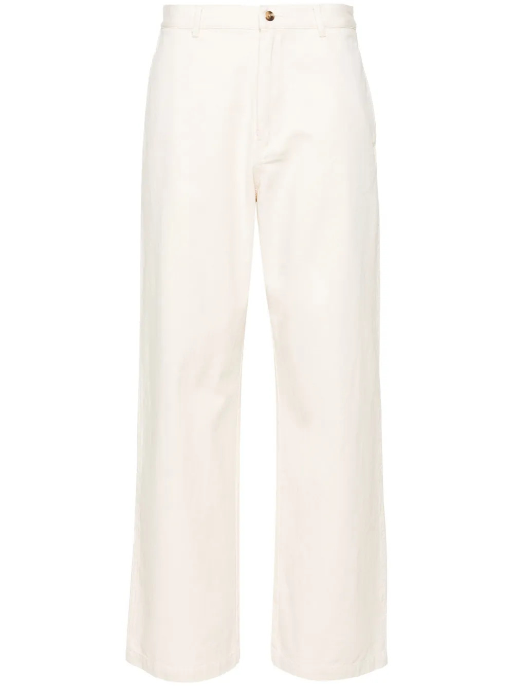 Denimist wide-leg Cotton Chino Trousers - Farfetch | Farfetch Global