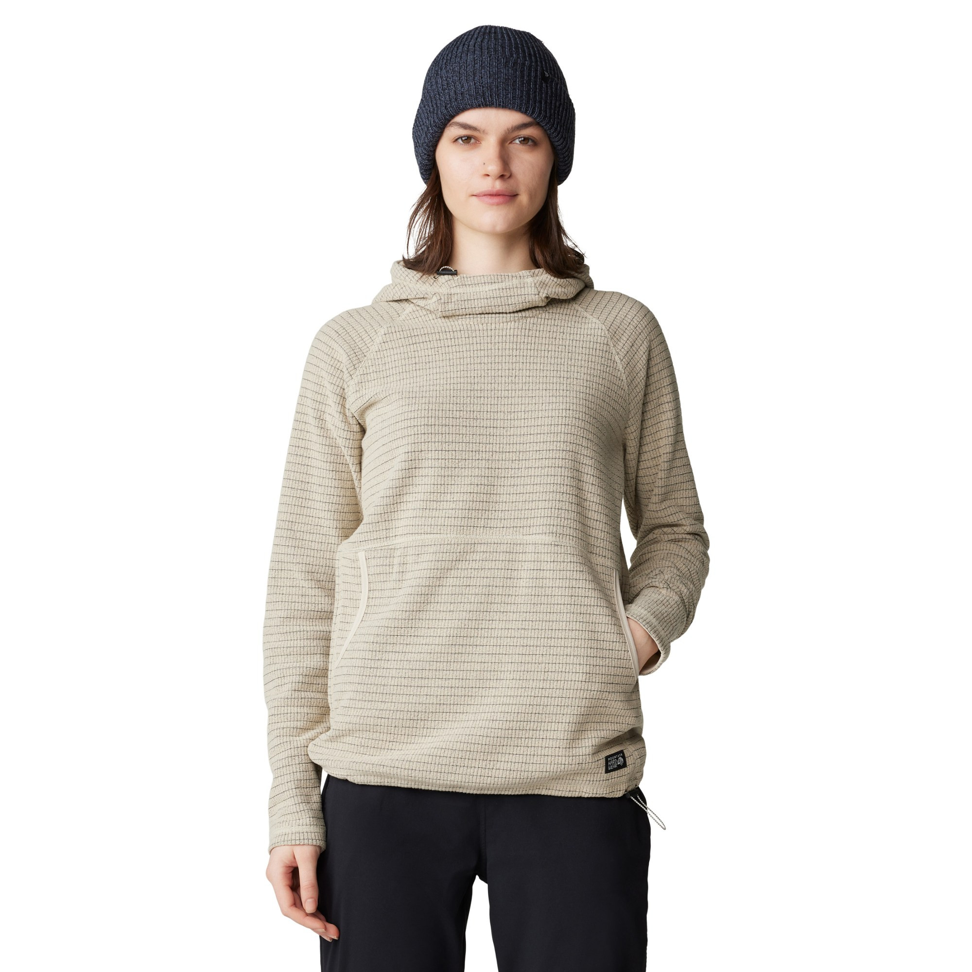 Mountain Hardwear Women's Summit Grid Tunic Hoodie Brown M | REI