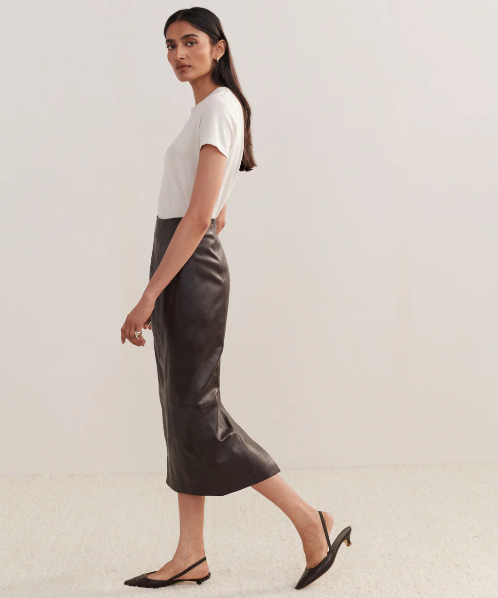 Leather Sienna Skirt | Jenni Kayne