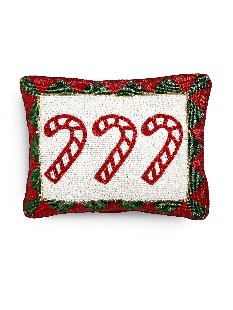 Sudha Pennathur Candy Canes Pillow | Saks Fifth Avenue