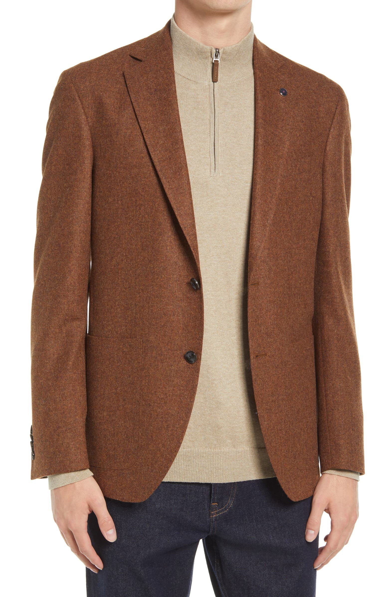Keith Mélange Wool & Cashmere Sport Coat | Nordstrom