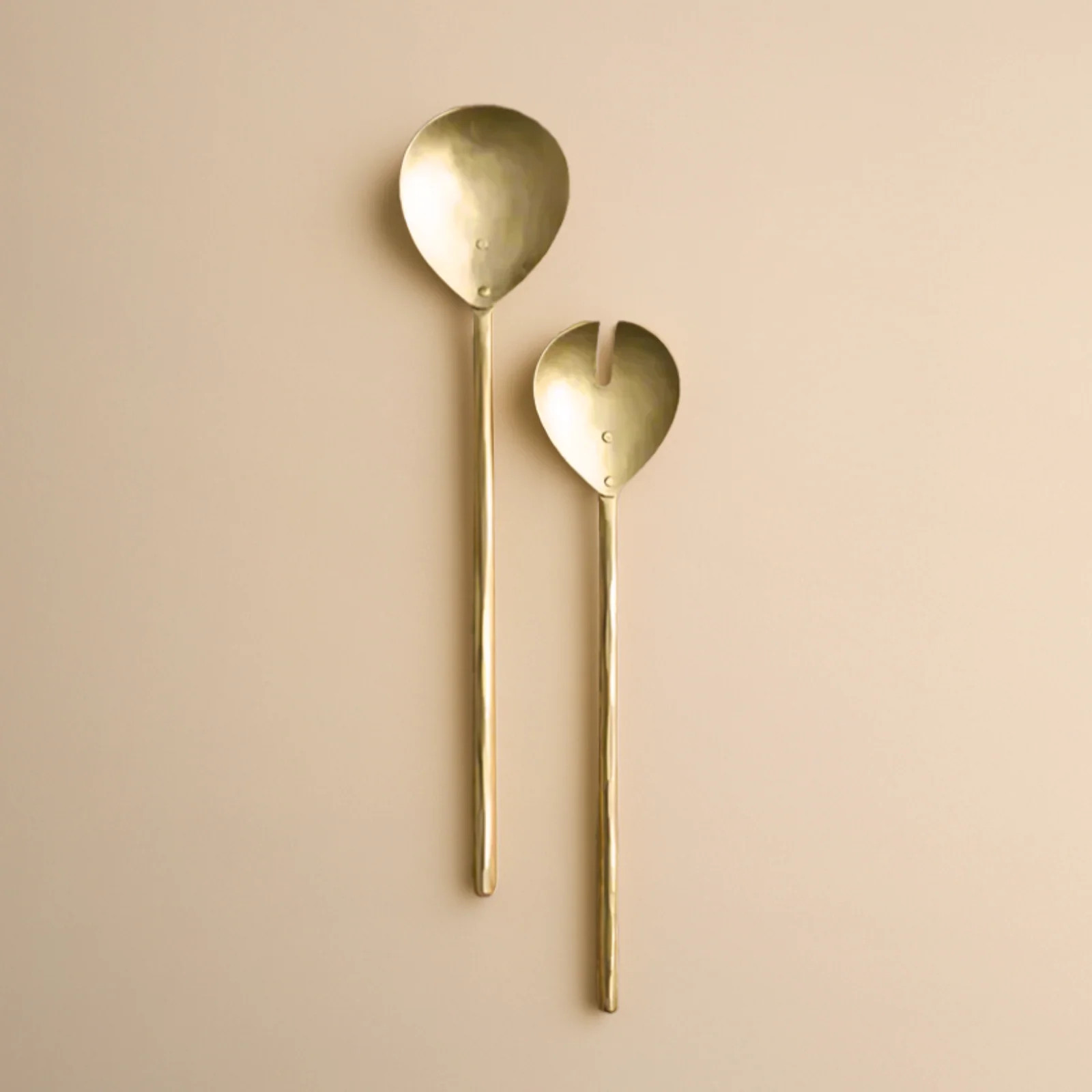 Brass Salad Servers - Set of 2 | Cove Home