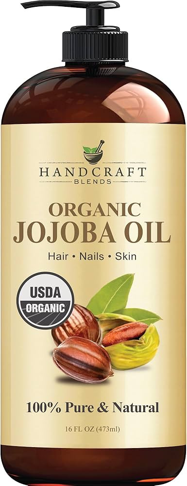 Handcraft Blends USDA Organic Jojoba Oil - 16 Fl Oz - 100% Pure and Natural - Premium Grade Oil f... | Amazon (US)