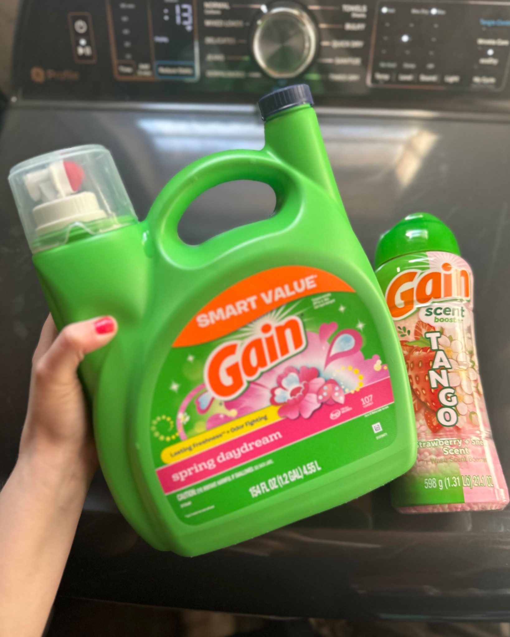 So ready for Spring!! Absolutely can’t get enough of this scents especially together 🍓🌸🌺 

Gain detergent Gain scent booster Gain combo 

#LTKmomlife #LTKHome #LTKSeasonal