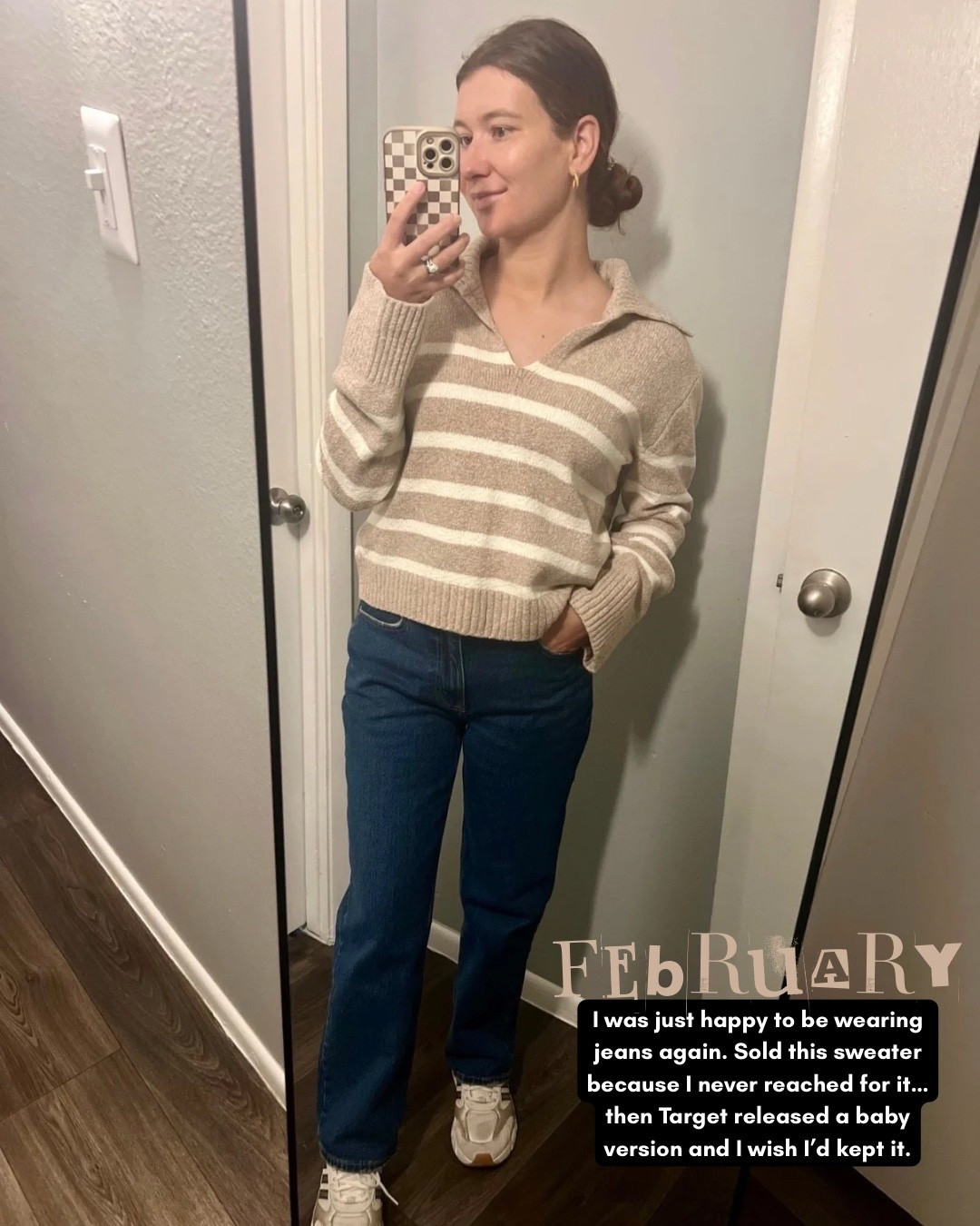 Tagging the baby version of this sweater for a little matchy matchy 