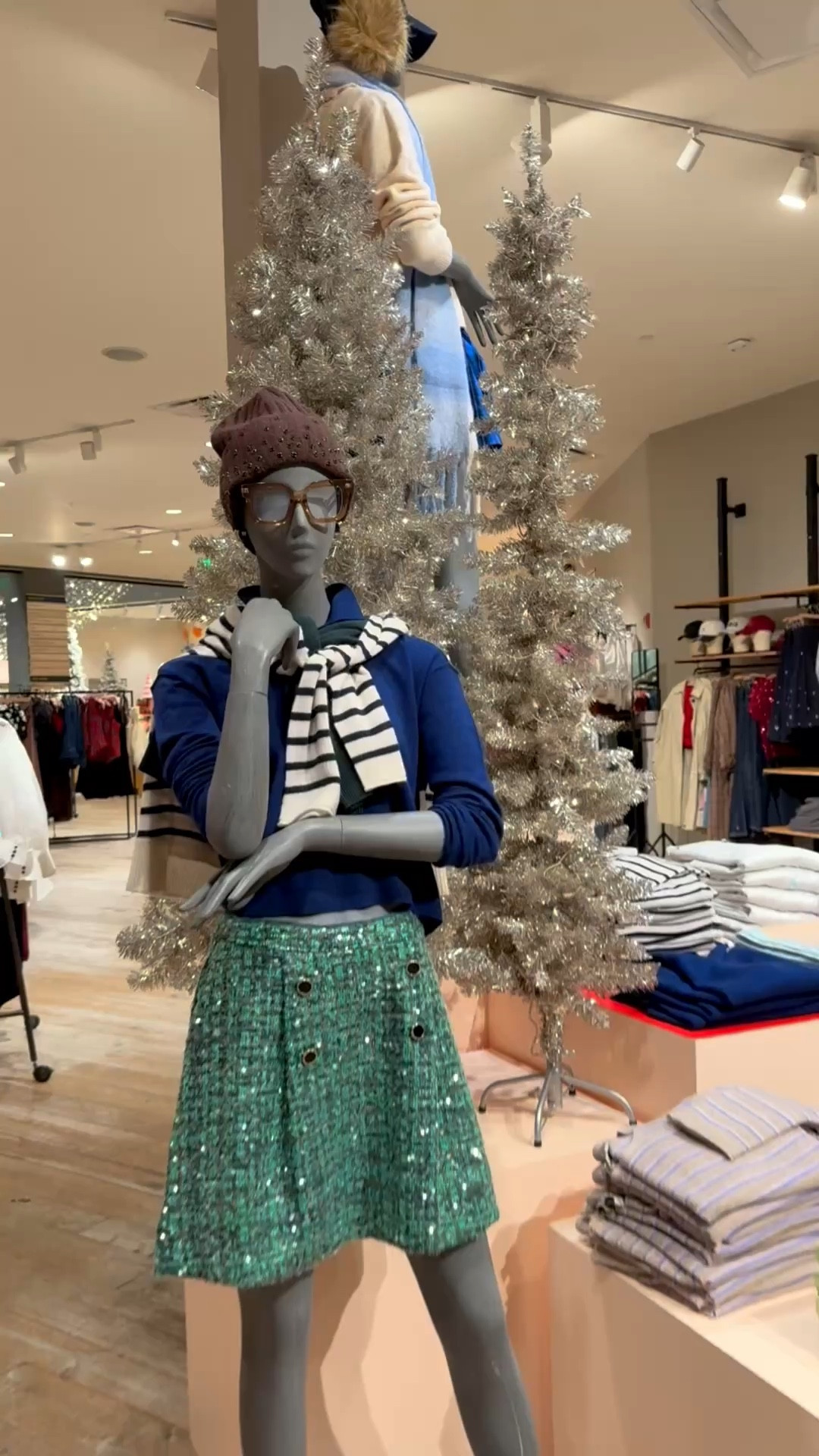 What’s new at Anthropologie for Fall and the holidays. Loving this tweed green  skirt so much . It has a matching top and I thinking about ordering it :) so we love it ? Fall outfit idea, holiday outfits , currently trending 

#LTKSeasonal #LTKMidsize #LTKHoliday