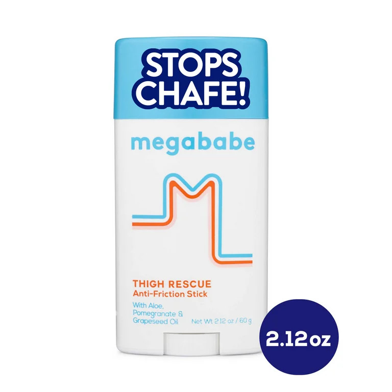Megababe Thigh Rescue Anti-Chafe Stick, Prevents Skin Chafe & Irritation, 2.12 oz | Walmart (US)