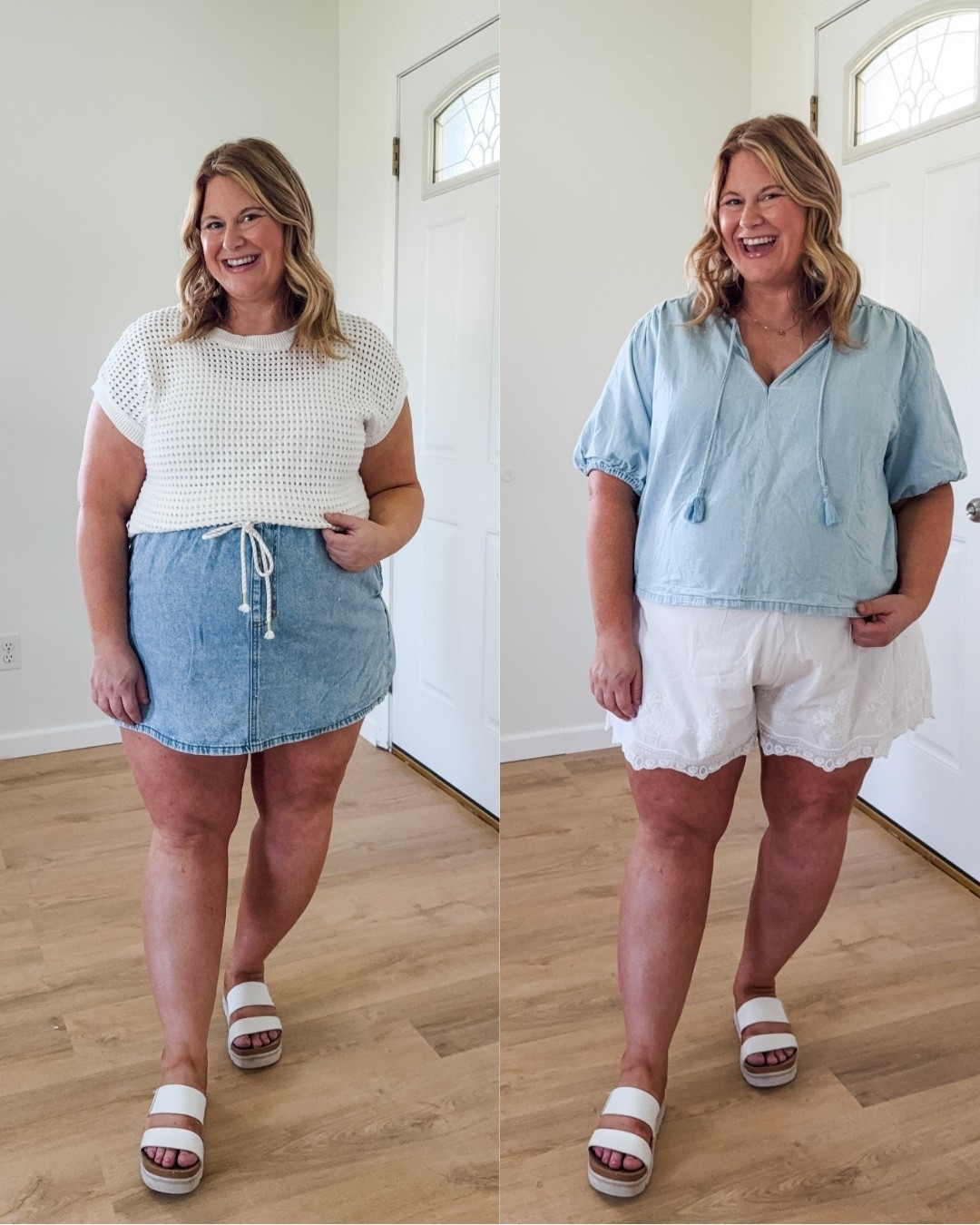 Love chambray or denim and white together.  Perfect colors for the 4th of July and all summer long!

#LTKMidsize #LTKSaleAlert #LTKBump