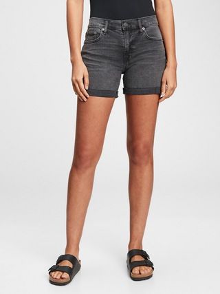 5'' Mid Rise Denim Shorts With Washwell™ | Gap (US)