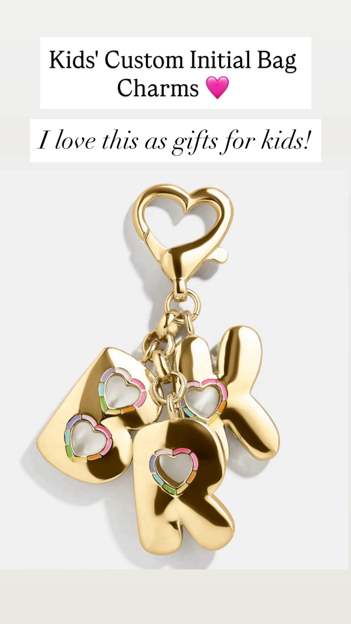 How cute are these initial bag charms? I love these! 

#LTKGiftGuide #LTKHoliday