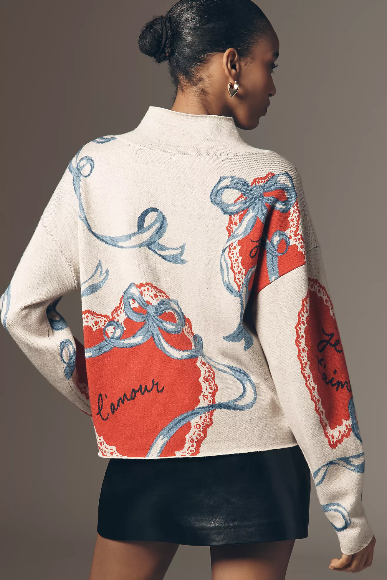 The Carys Mock-Neck Sweater by Maeve | Anthropologie (US)