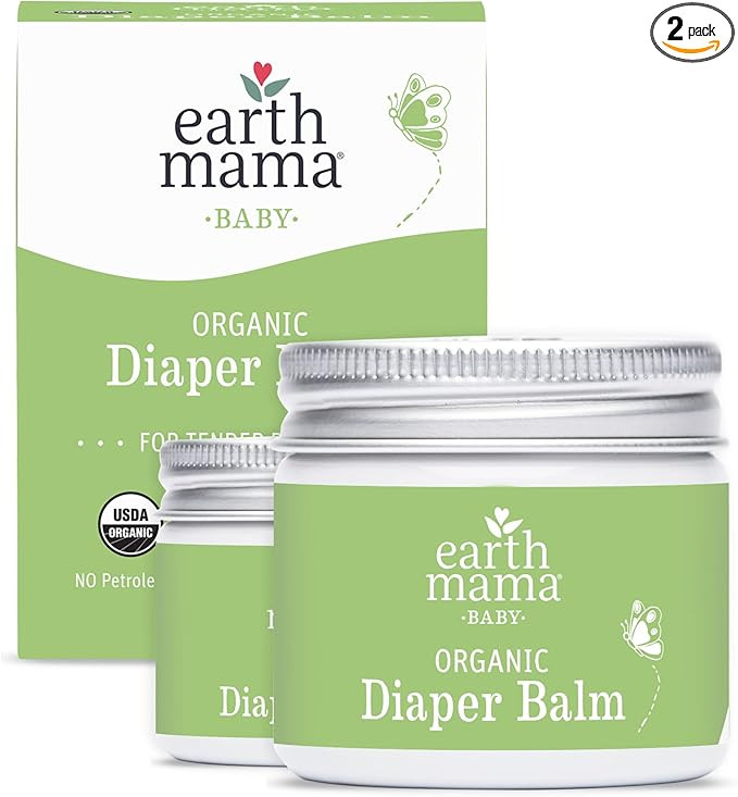 Earth Mama Organic Diaper Balm Multipurpose Baby Ointment | EWG Verified, Petroleum & Fragrance F... | Amazon (US)