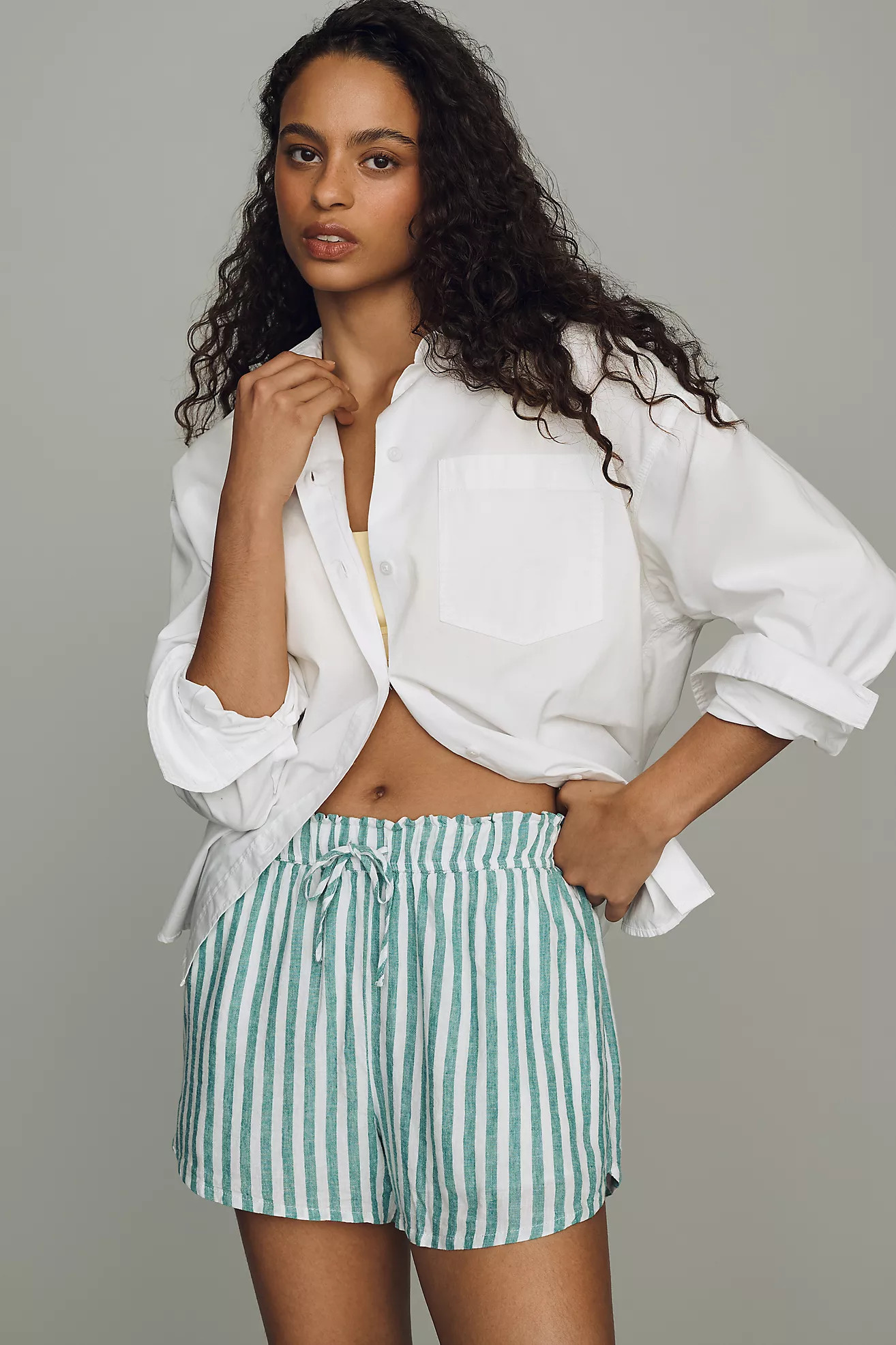 Z Supply Drawstring Pull-On Shorts | Anthropologie (US)