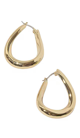 Diana Hoops in Gold | Revolve Clothing (Global)