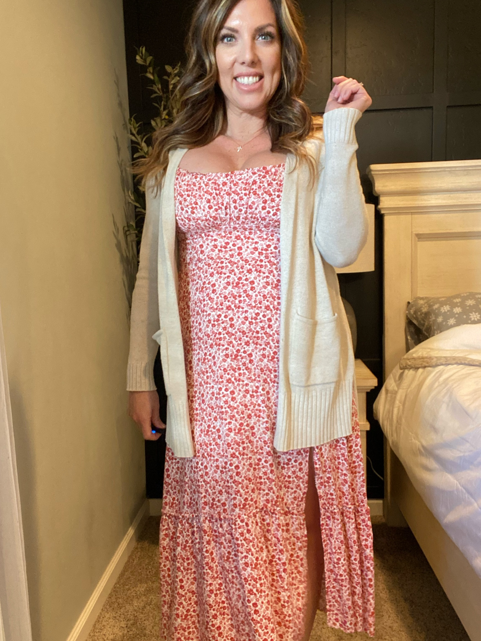 Hollister Sofia Side-Smocked Midi … curated on LTK