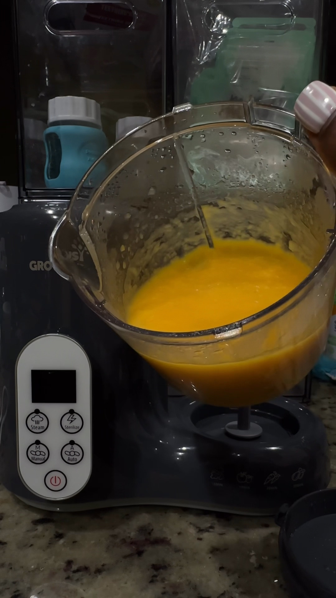 Breakfast in my house means cooking for the whole family — including the little one 🥣👶🏽 I love making his food from scratch so I know exactly what he’s eating. Fresh, simple, and made with love.

This baby food maker makes it so easy because it steams and blends in minutes 🙌🏽 If you’re a busy mama but still want homemade meals for your baby, this is a must. 

#babyledweaning
#babyfoodideas
#homemadebabyfood
homemade baby food
baby food maker
introducing solids to baby
baby meal prep ideas
easy baby food recipes

#LTKmorningroutine #LTKBaby #LTKdayinmylife