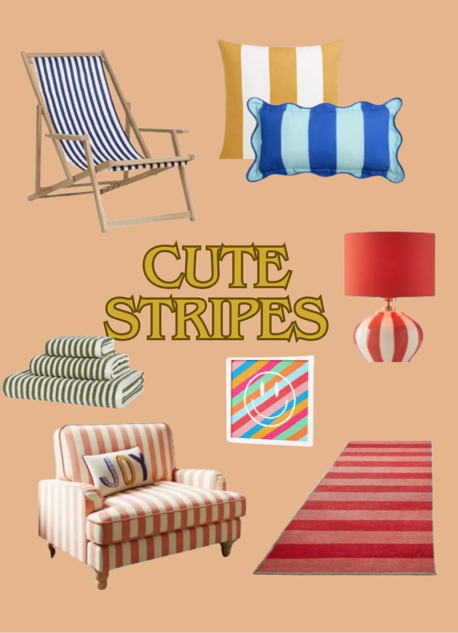 Homeware in vibrant colours for the summer with a classic stripe design. Affordable and stylish  

#LTKhome #LTKfamily #LTKsummer