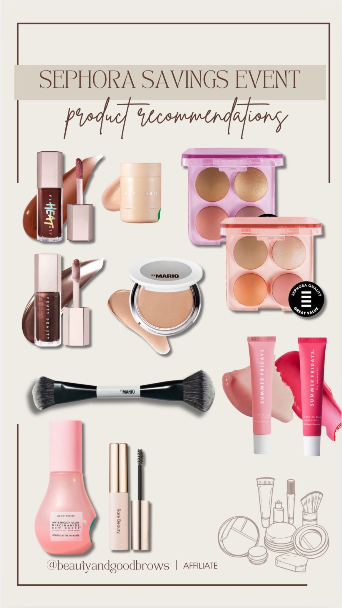 SEPHORA SAVINGS EVENT RECOMMENDATIONS 
Use code: EVERYTHING at checkout

#sephorapartner #sephorahaul @sephora 