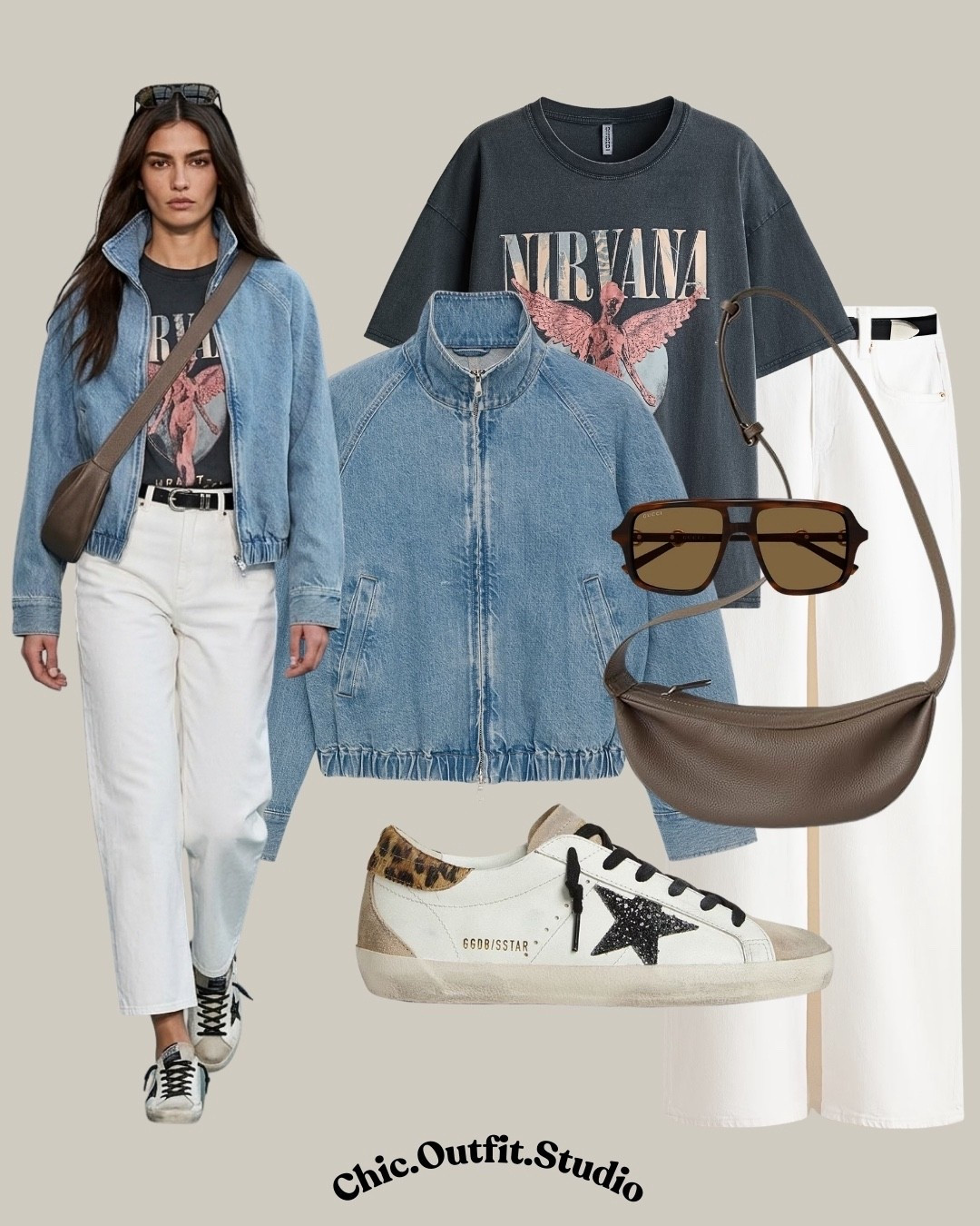 Casual denim spring look

✨A relaxed spring outfit built around a denim funnel neck jacket layered over a graphic tee and white jeans creates an effortless everyday look with a cool, laid-back vibe. Styled with statement sneakers and soft neutral accessories, this outfit works perfectly for weekend coffee runs, casual travel days, city walks, or relaxed brunch plans. Easy layering that feels fresh, modern, and perfect for mild spring weather.

✨Tags: denimfunnel neck jacket outfit women, casual spring outfit women, white jeans outfit ideas, everyday casual chic outfit, European casual style, graphic tee outfit women, spring weekend outfit, relaxed street style women

#LTKjeans #LTKstyletip #LTKspring