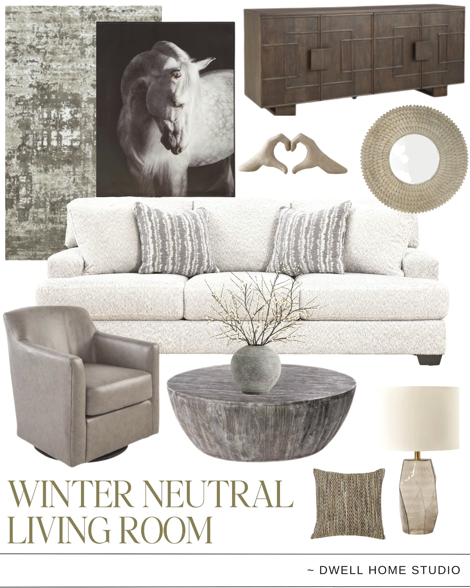 Putting together a cozy neutral, winter living room has been my favorite mood lately- soft textures, warm grays and sculptural pieces that make the whole space feel calm and elevated. This Ashley collection is such a good mix of comfort and style. Everything I used is linked below for you.  Neutral living room, winter home decor, Ashley living room, affordable living room pieces, warm modern home, living room, cozy style

#LTKHome #LTKSaleAlert #LTKSeasonal