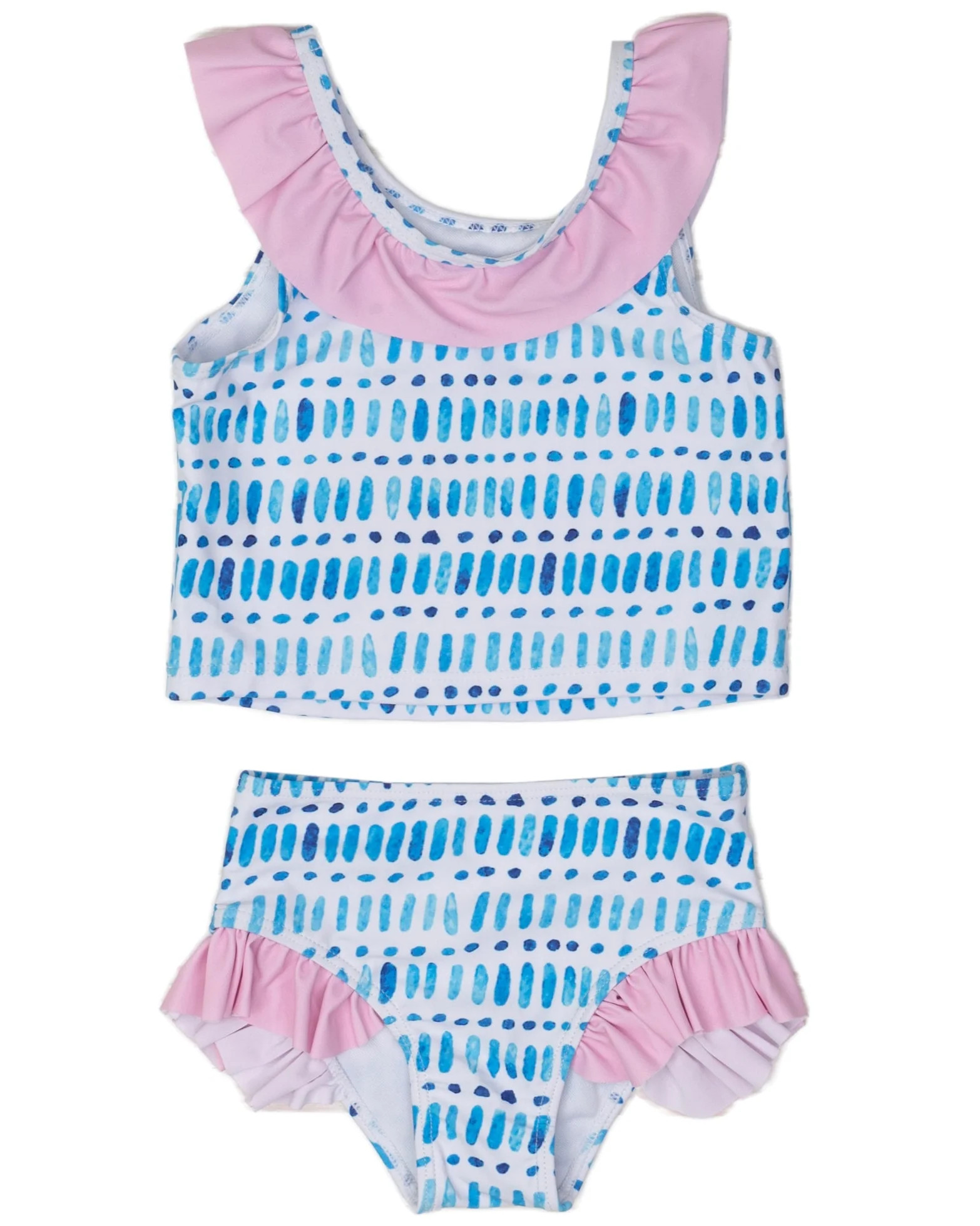 Seacrest Watercolor Two Piece Swim UPF50 | The Oaks Apparel Company