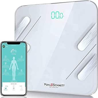 Pohl Schmitt Body Fat Bathroom Scale, Smart Digital Scale Tracks 13 Key Compositions, 8mm–Thick... | Amazon (US)