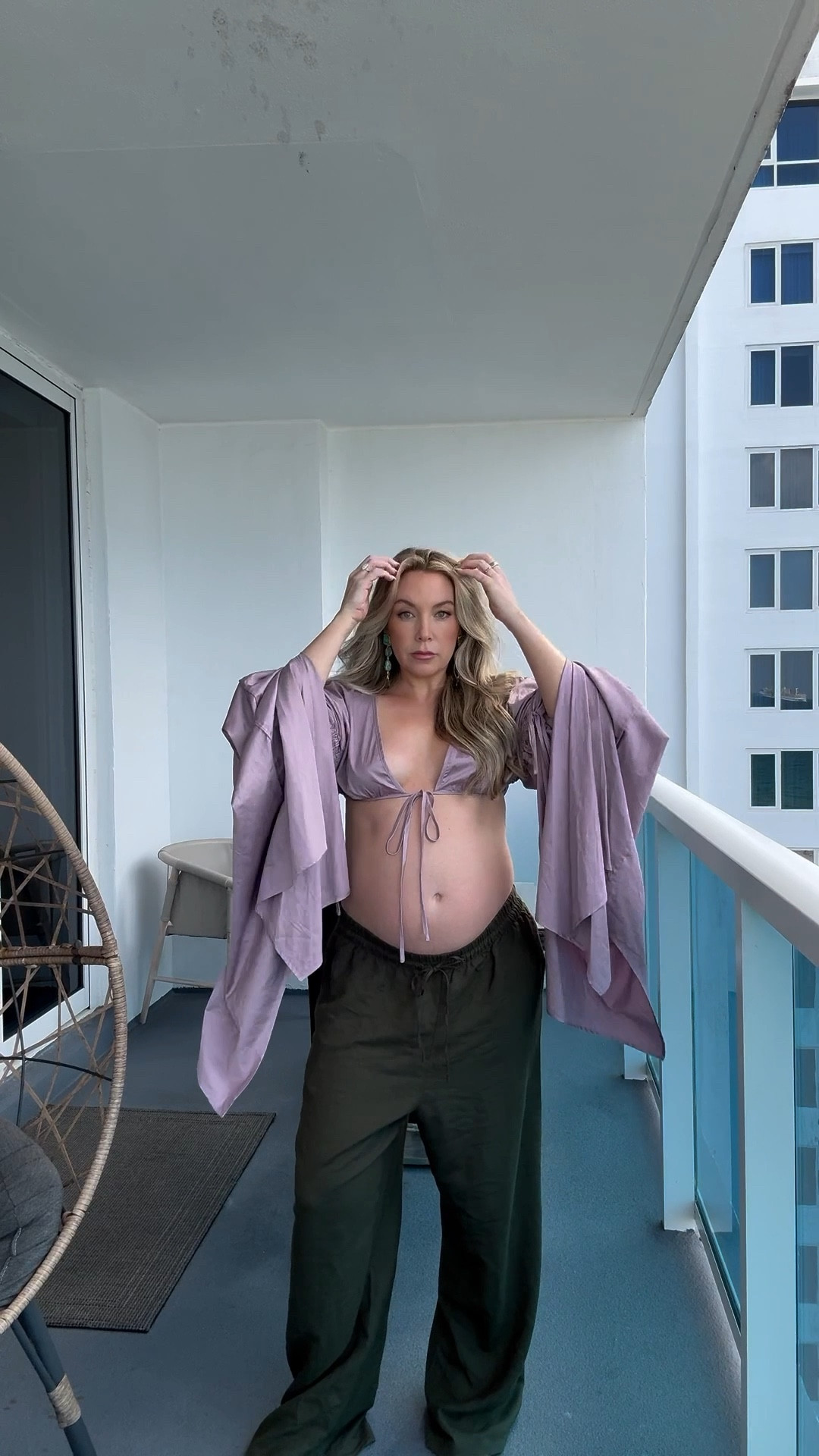 My pregnancy uniform. Have these pants in every color, just sizing up to wear lower! 

#LTKStyleTip #LTKBump #LTKFindsUnder50