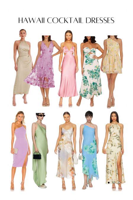 10 beautiful dresses that are perfect for Hawaii! Guess which 2 I ordered! Floral dress, mini dress, midi dress, maxi dress, pink dress, green dress, blue 

#LTKstyletip #LTKtravel