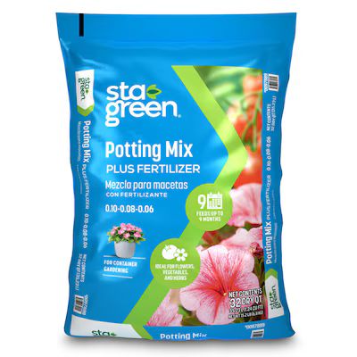 Sta-Green 32-Quart Potting Soil Mix | Lowe's
