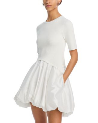 SIMKHAI Kenny Short Sleeved Bubble Mini Dress | Bloomingdale's Women | Bloomingdale's (US)