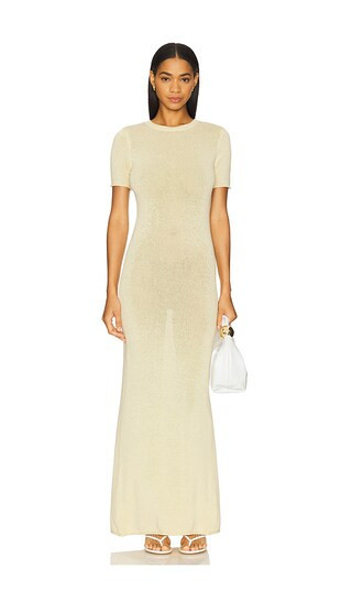 SEROYA Airess Maxi Dress in Yellow. - size M | Revolve Clothing (Global)