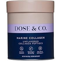 Dose and Co Marine Collagen 7.795oz | Amazon (US)