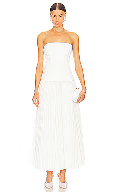 Acler Bristol Midi Dress in Ivory from Revolve.com | Revolve Clothing (Global)