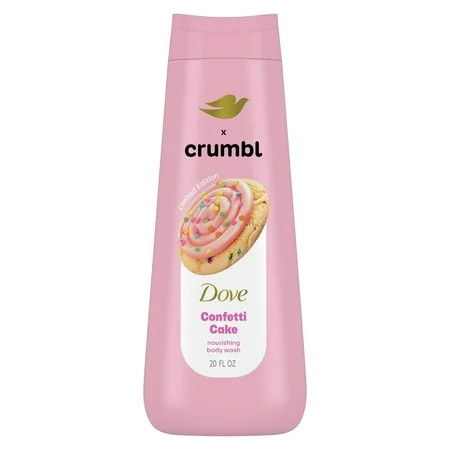 Dove Crumbl Moisturizing Liquid Body Wash Confetti Cake 20 oz | Walmart (US)