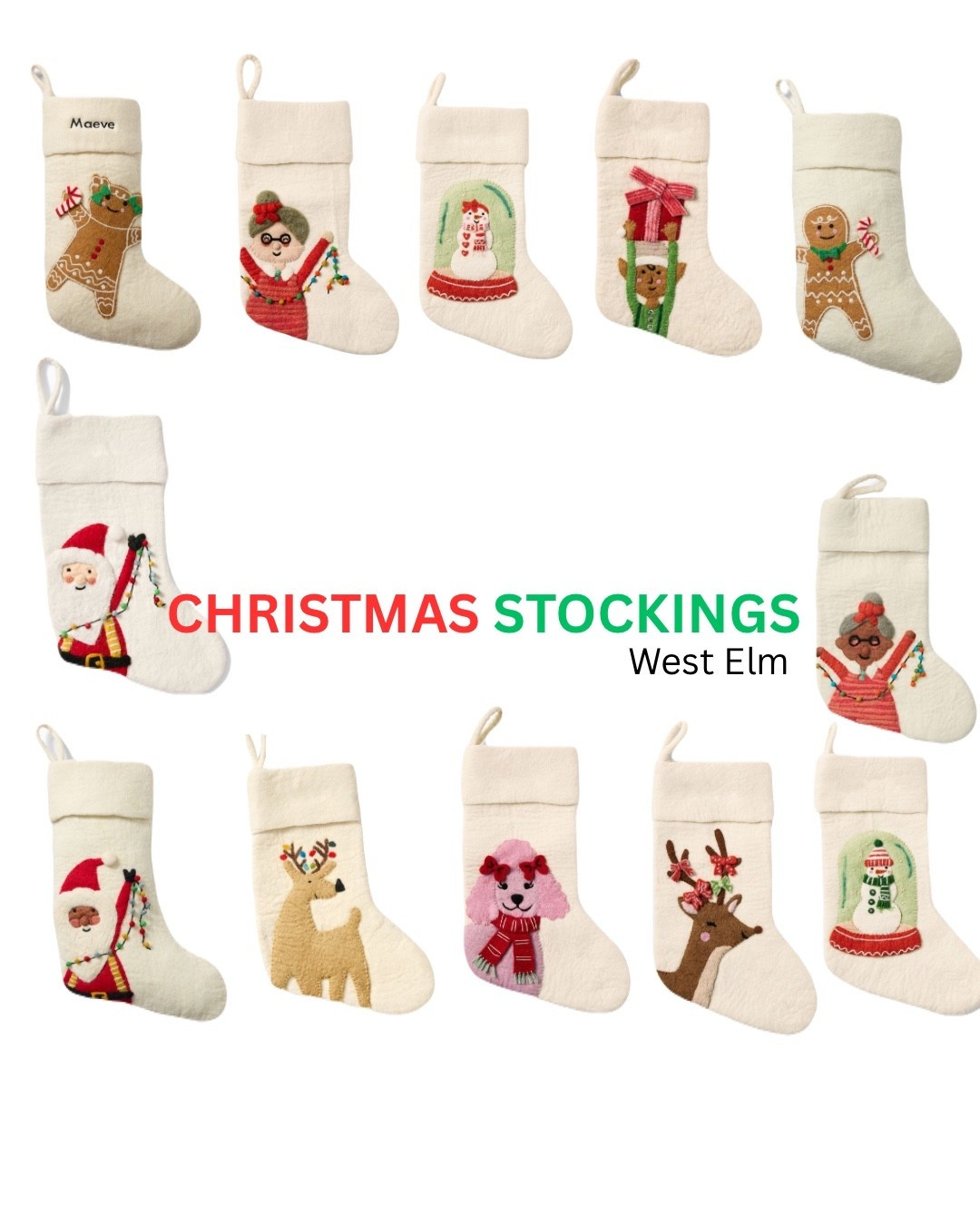 Christmas 
Christmas stocking 
West elm 
West elm stockings 

#LTKHoliday #LTKFindsUnder50 #LTKSeasonal