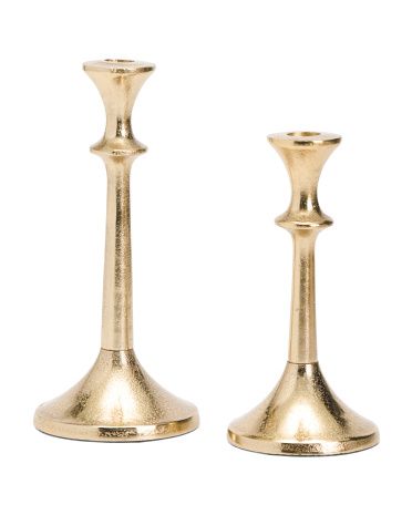 Set Of 2 Taper Candle Holders | TJ Maxx
