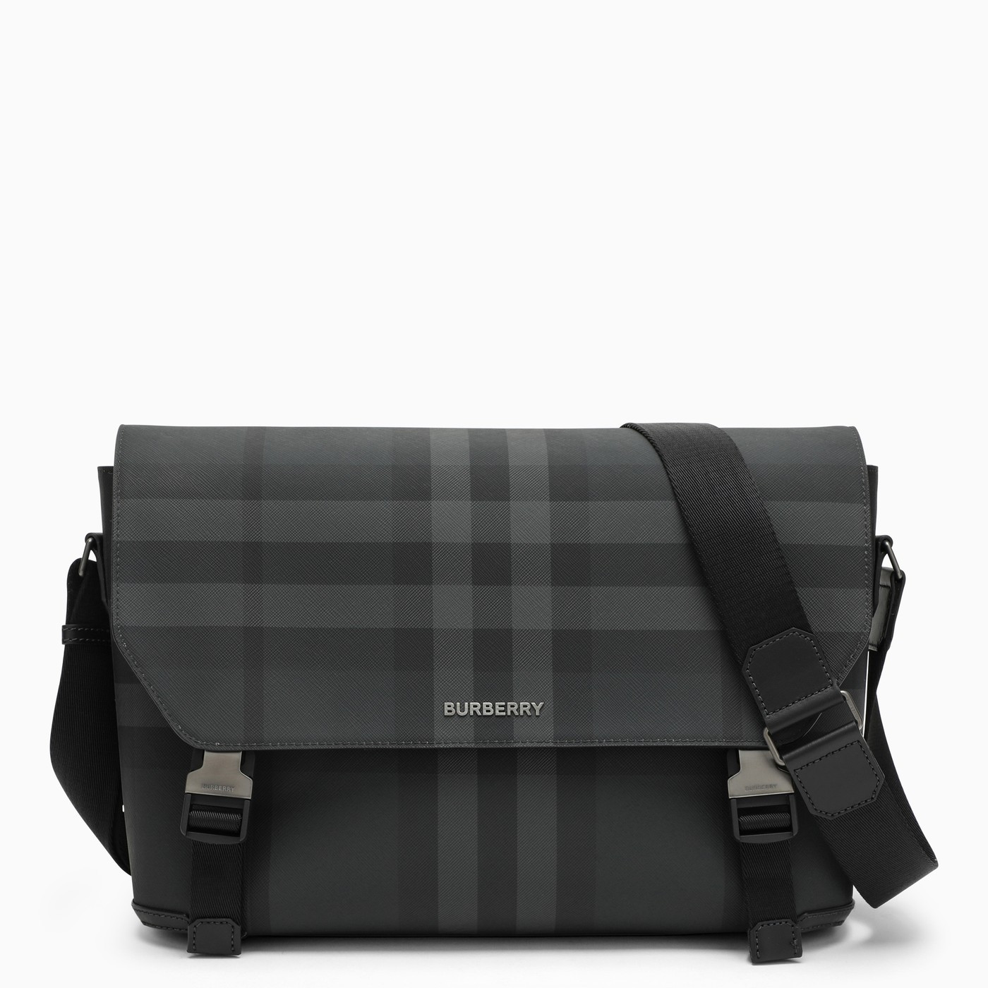 Check pattern large messenger bag | The Double F