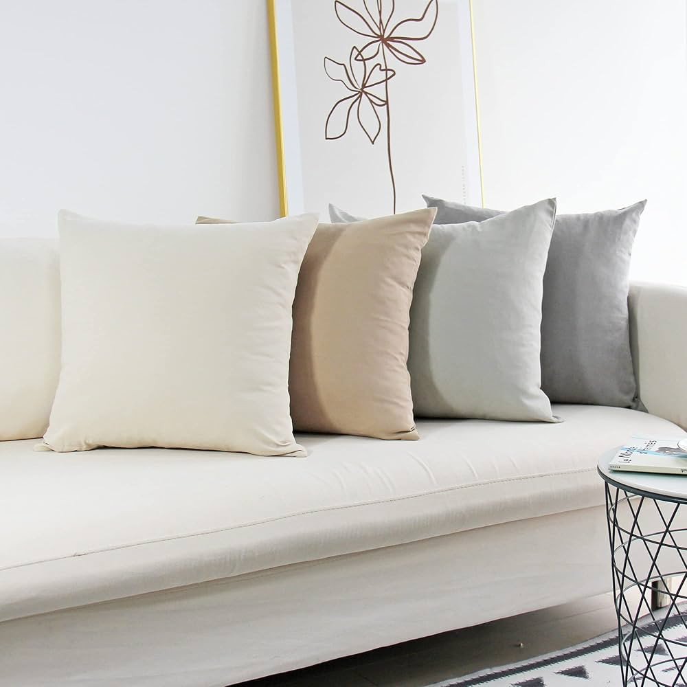 JOJUSIS Decorative Throw Pillow Covers Luxury Style Cushion Case Super Soft Pillowcases for Couch... | Amazon (US)